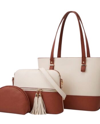 Women 3 pc Leather Hand Bag